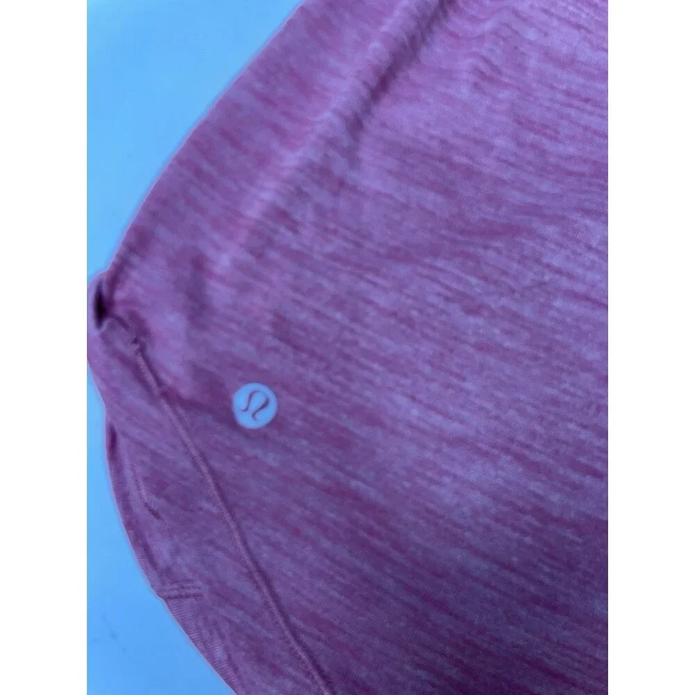 Lululemon Moment To Movement 2-In-1 Tank Pink Heathered Misty Merlot 4 S Padded - Picture 7 of 9